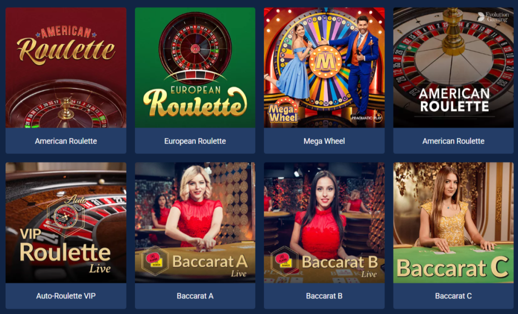 Live Casino Games - Jackpoty live games